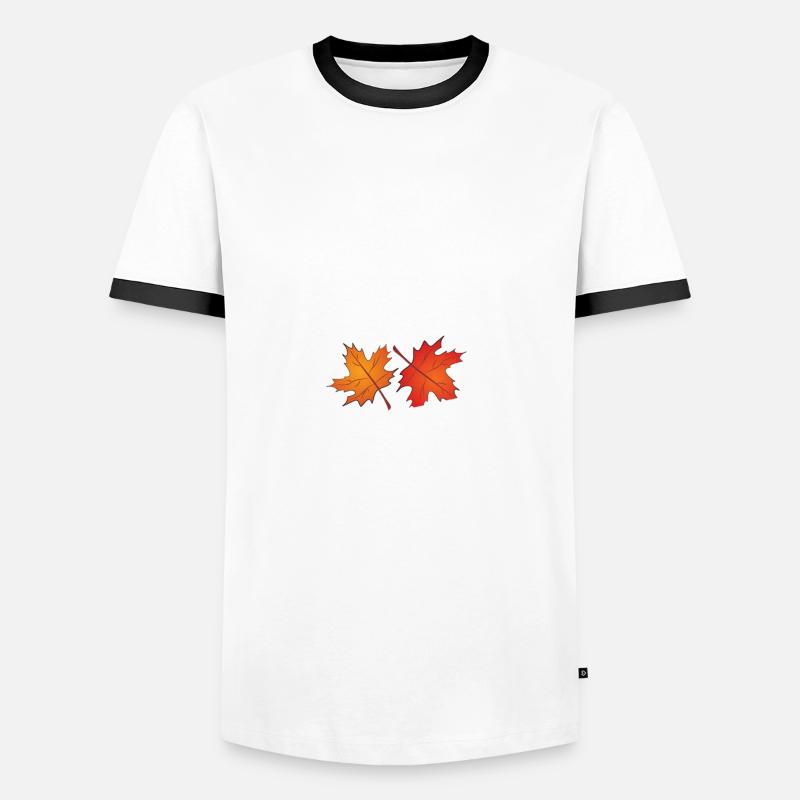 Maple Syrup Tree Tapping Funny Autumn Men's Ringer Shirt