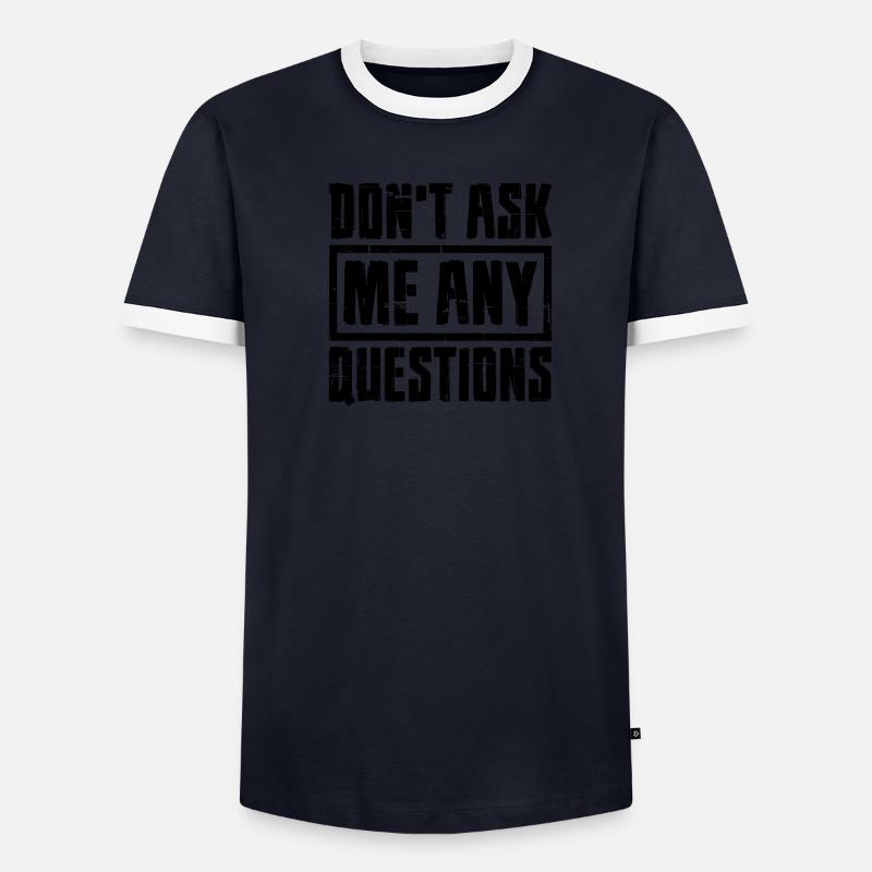 Ne me posez pas de questions 7 T-shirt contrasté Homme