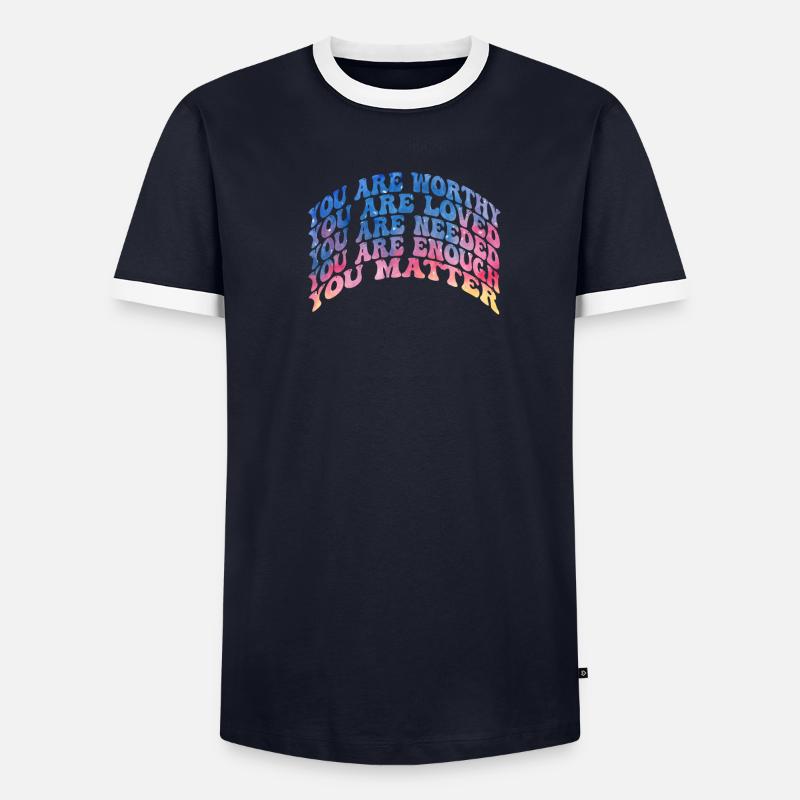 Dépression et conscience bipolaire : T-shirt contrasté Homme