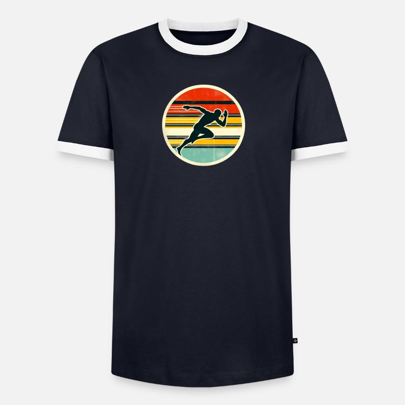 Sprinter - Athlétisme 4 T-shirt contrasté Homme