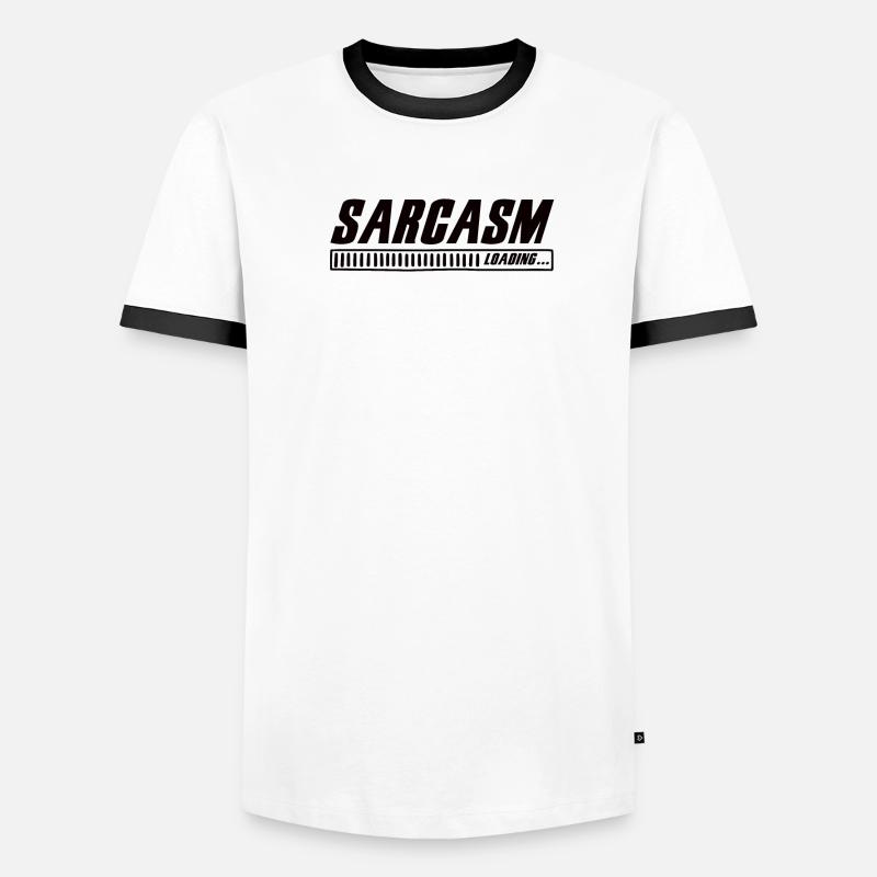 Sarcasm Loading Sarcasm Funny Humor Sarcastic Männer Kontrast-T-Shirt