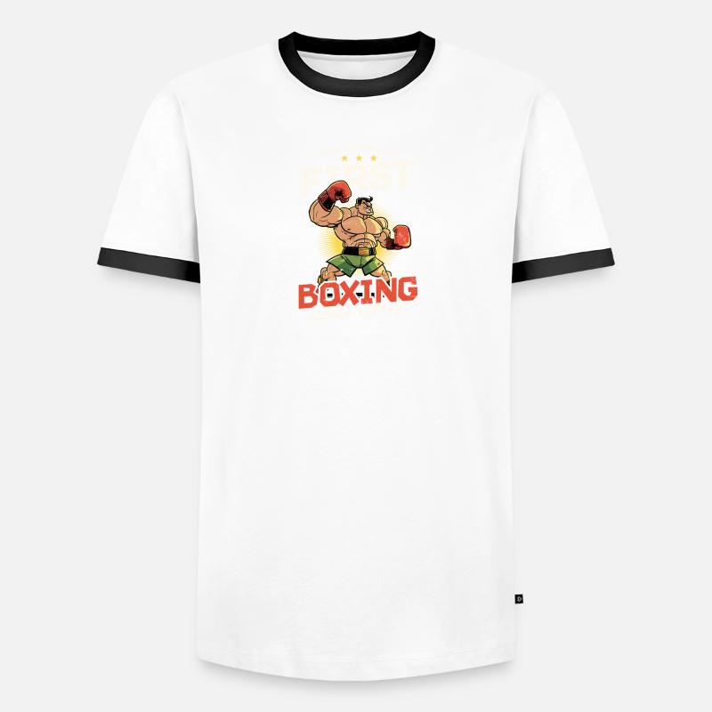 Première leçon de boxe gratuite T-shirt contrasté Homme