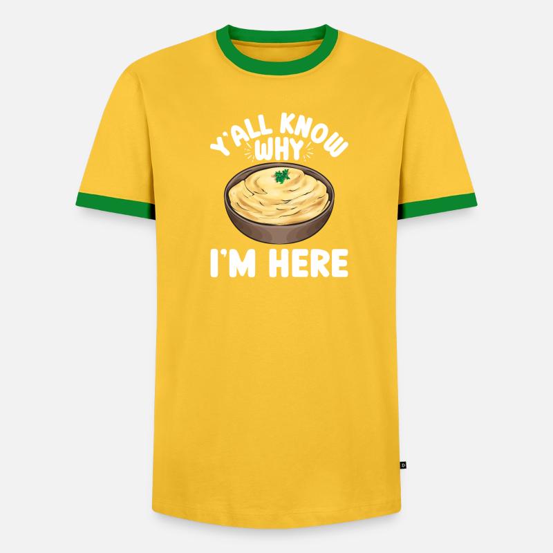 Mashed potatoes Mashed potatoes - Men's Ringer Shirt - undefined