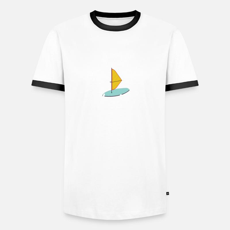 Windsurfen Oder Nicht Windsurfen Brettsegeln Männer Kontrast-T-Shirt