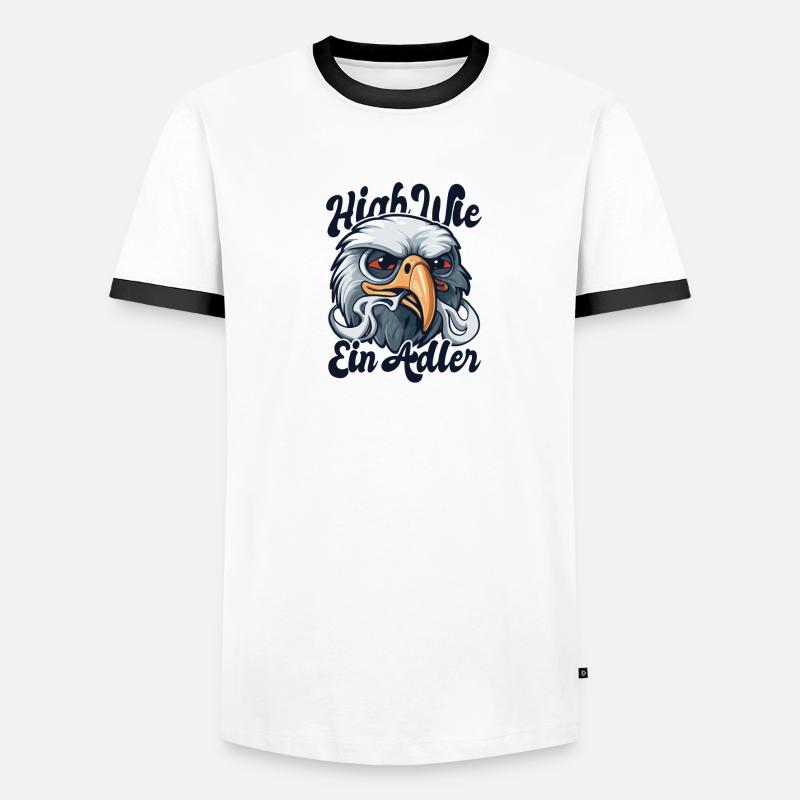 High as an eagle Men's Ringer Shirt