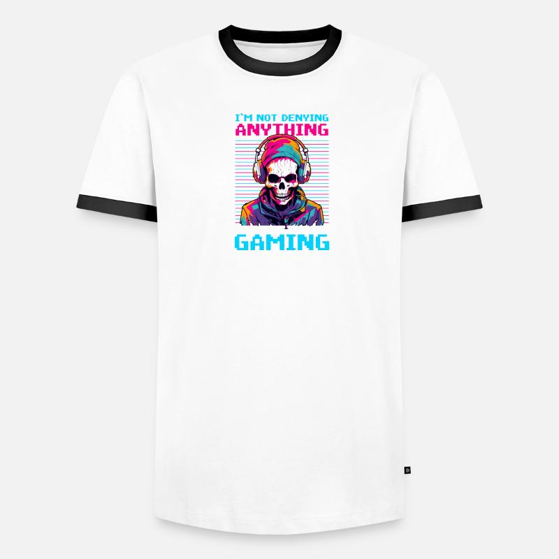 Ich bin ein Videospieler, der nichts leugnet Männer Kontrast-T-Shirt