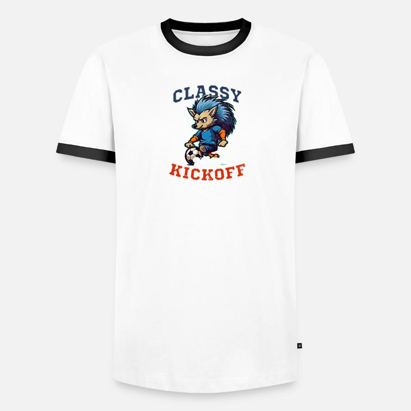 Soccer Coach Classy Until Kickoff Men's Ringer Shirt