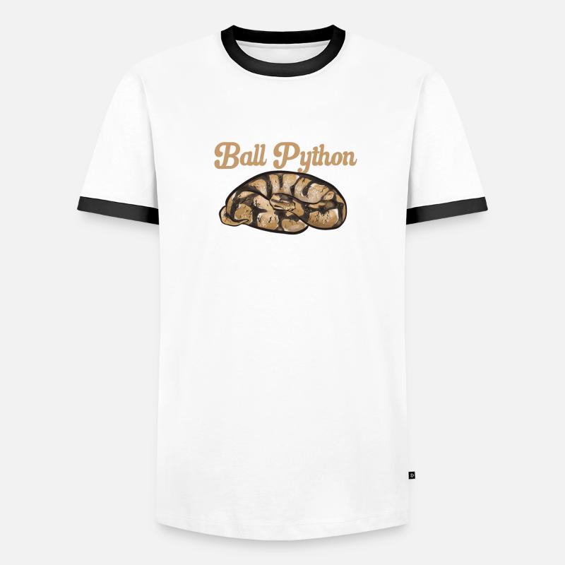 Python royal Serpent Roi Python T-shirt contrasté Homme