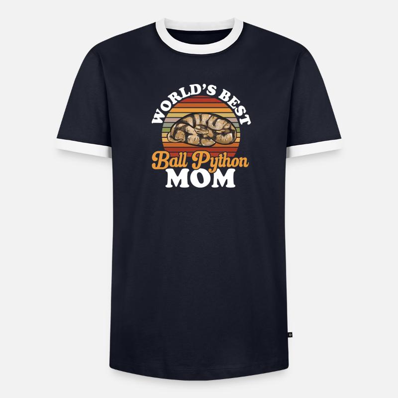 Ball Python Snake King Python - T-shirt contrasté Homme - undefined