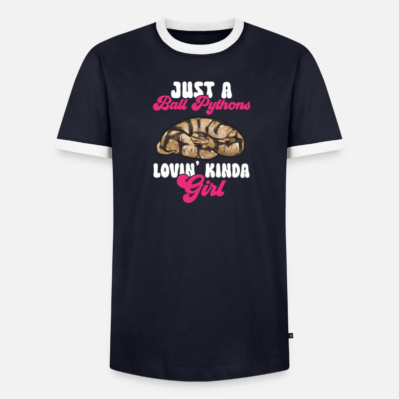 Ball Python Snake King Python - T-shirt contrasté Homme - undefined