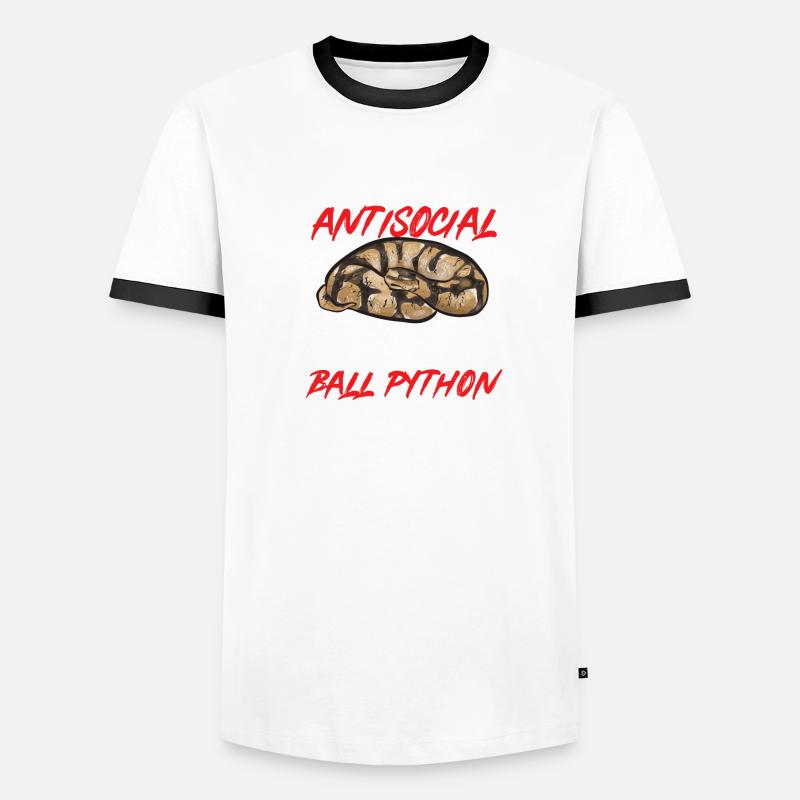 Ball Python Snake King Python - T-shirt contrasté Homme - undefined