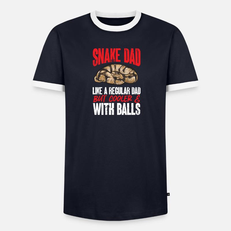 Ball Python Snake King Python - T-shirt contrasté Homme - undefined