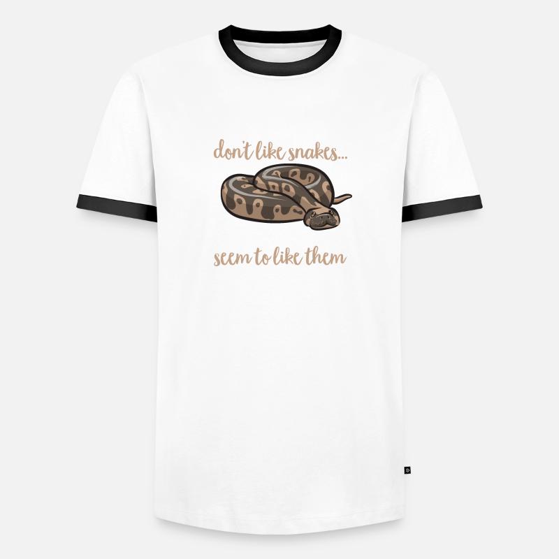 Ball Python Snake King Python - T-shirt contrasté Homme - undefined