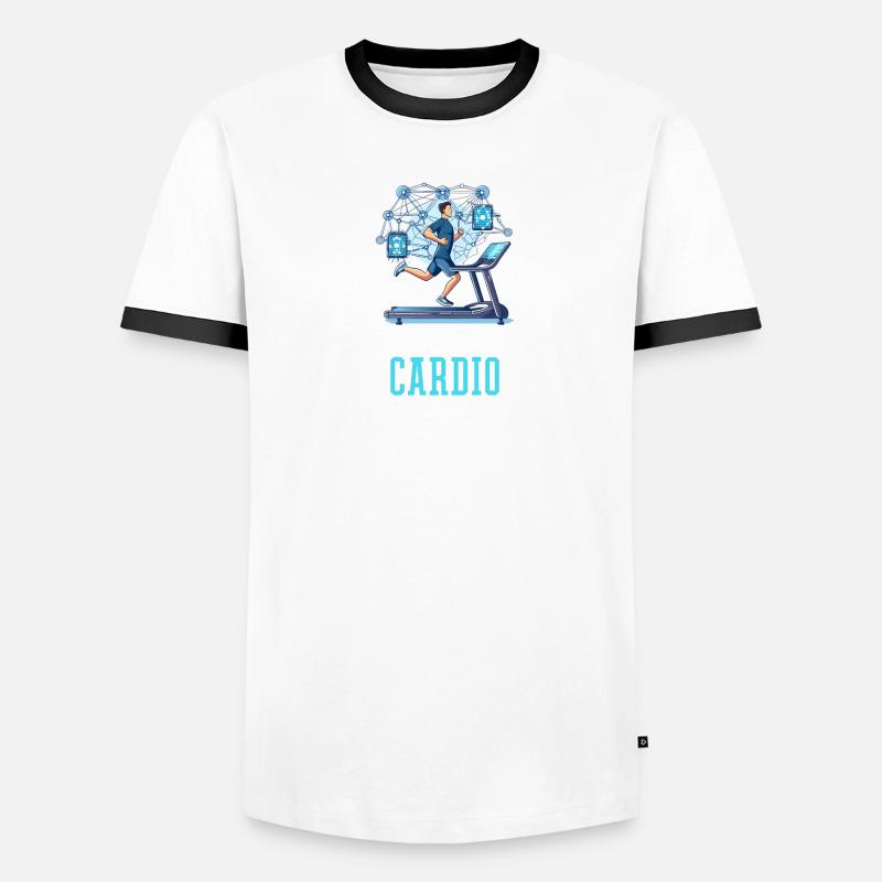 Network Engineering Rebooting Is My Cardio Men's Ringer Shirt