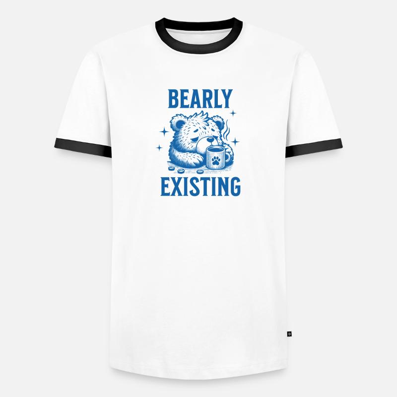 Existant | Supportez avec un café T-shirt contrasté Homme