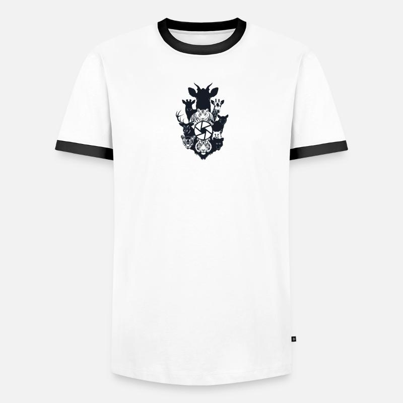 Tierfotograf Shutter Beasts A Journey Männer Kontrast-T-Shirt