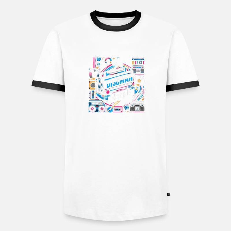 Discman Disciple Männer Kontrast-T-Shirt