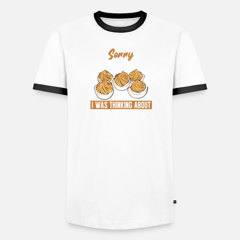 Stuffed Eggs Deviled Eggs Men's Ringer Shirt
