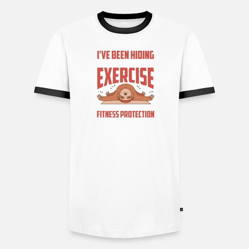 Je suis dans le programme de protection de la condition physique 6 T-shirt contrasté Homme