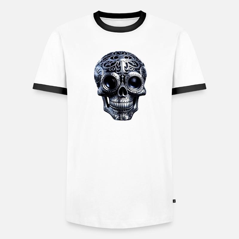 Crâne spatial T-shirt contrasté Homme