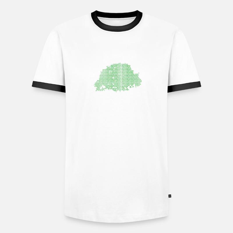 Programmierer Programmierung Informatik Computer Männer Kontrast-T-Shirt
