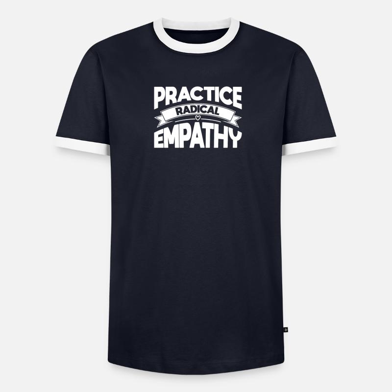 Practicing Radical Empathy Men's Ringer Shirt