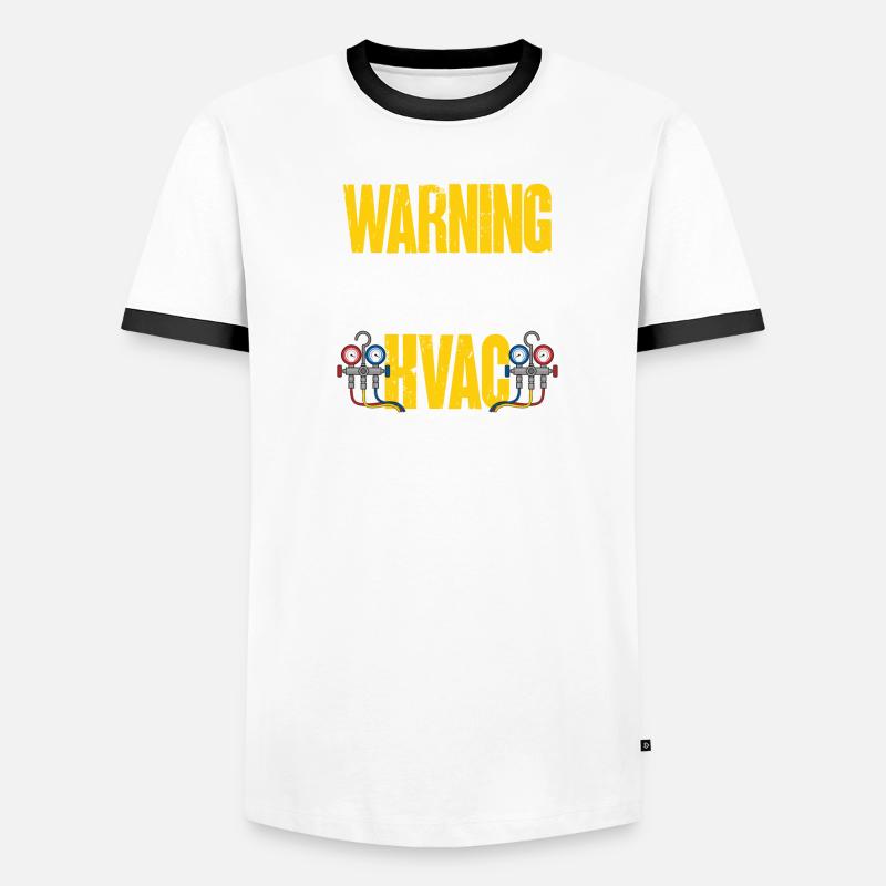 Chauffage, Climatisation, Ventilation, Technicien T-shirt contrasté Homme