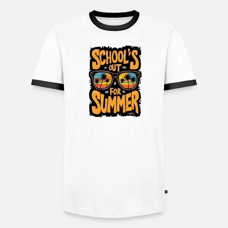 school ready daylight saving time Men's Ringer Shirt
