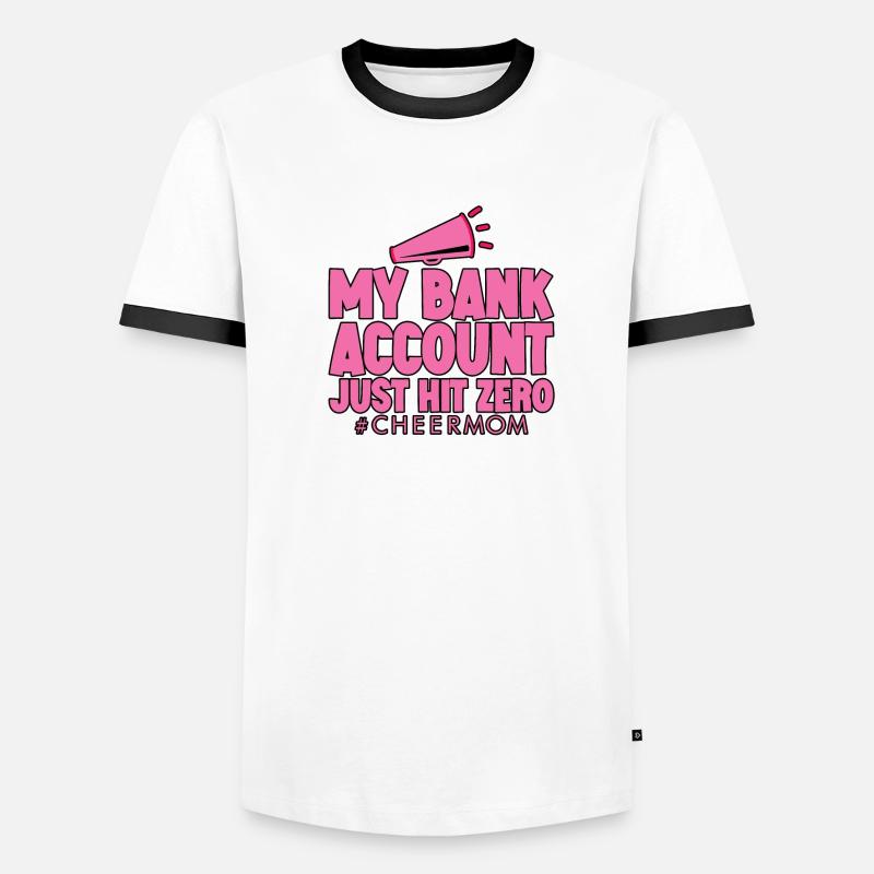 Mon compte bancaire vient d’atteindre zéro 4 T-shirt contrasté Homme