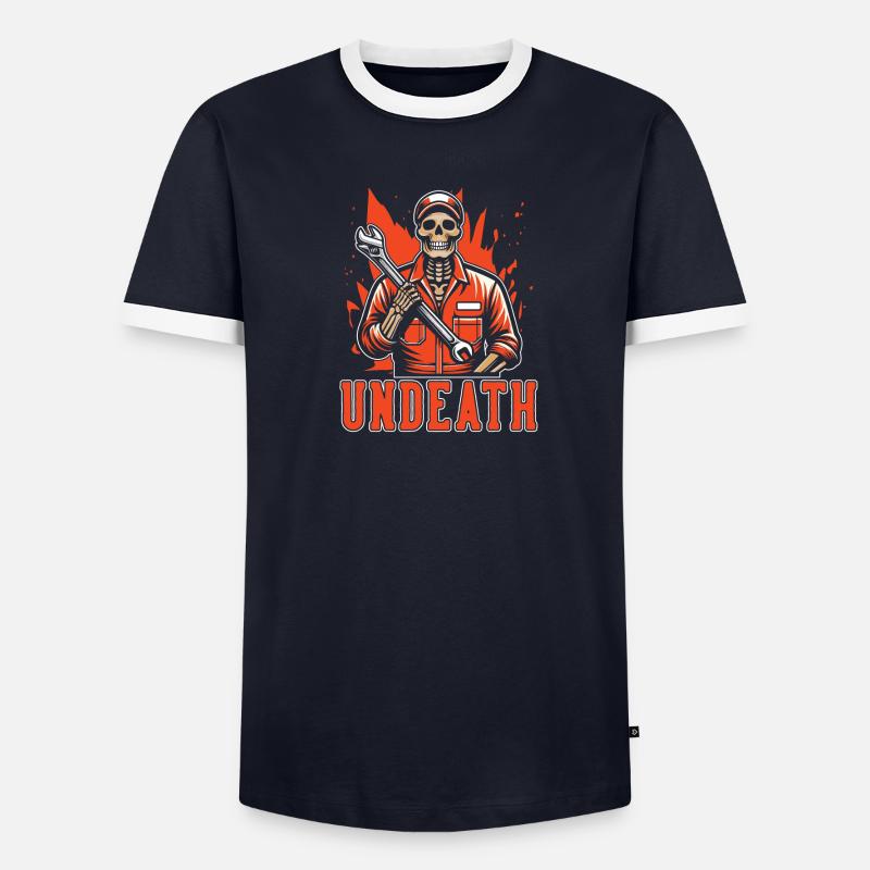 Schrauber Tuning Tuner Undeath Men's Ringer Shirt