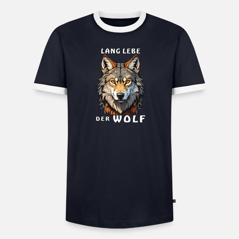 LONG LIVE THE WOLF Men's Ringer Shirt