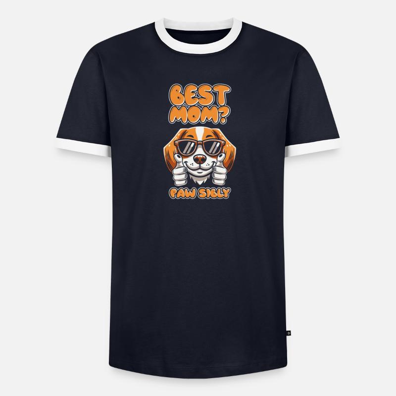 Beagle Mutter Best Mom Pawsibly - Men's Ringer Shirt - undefined