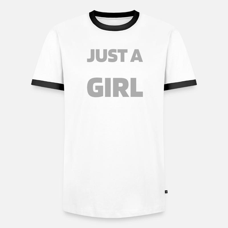 Squash juste une fille de squash T-shirt contrasté Homme