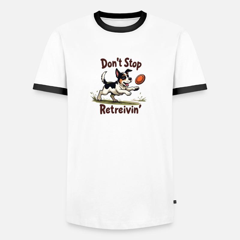 N’ARRÊTE PAS DE RÉCUPÉRER T-shirt contrasté Homme