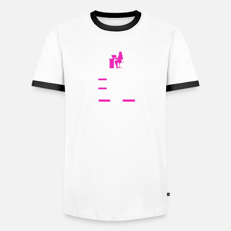 Sei Nett Oder Ich Schicke Dich Zu Einem Treffen Männer Kontrast-T-Shirt