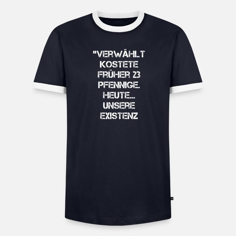 Verwählt… Heute Existenz - Männer Kontrast-T-Shirt - undefined