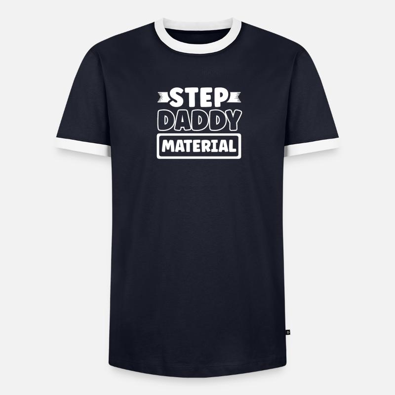Step Daddy Material Men's Ringer Shirt