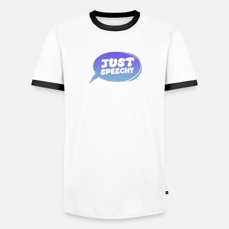Parler simplement T-shirt contrasté Homme