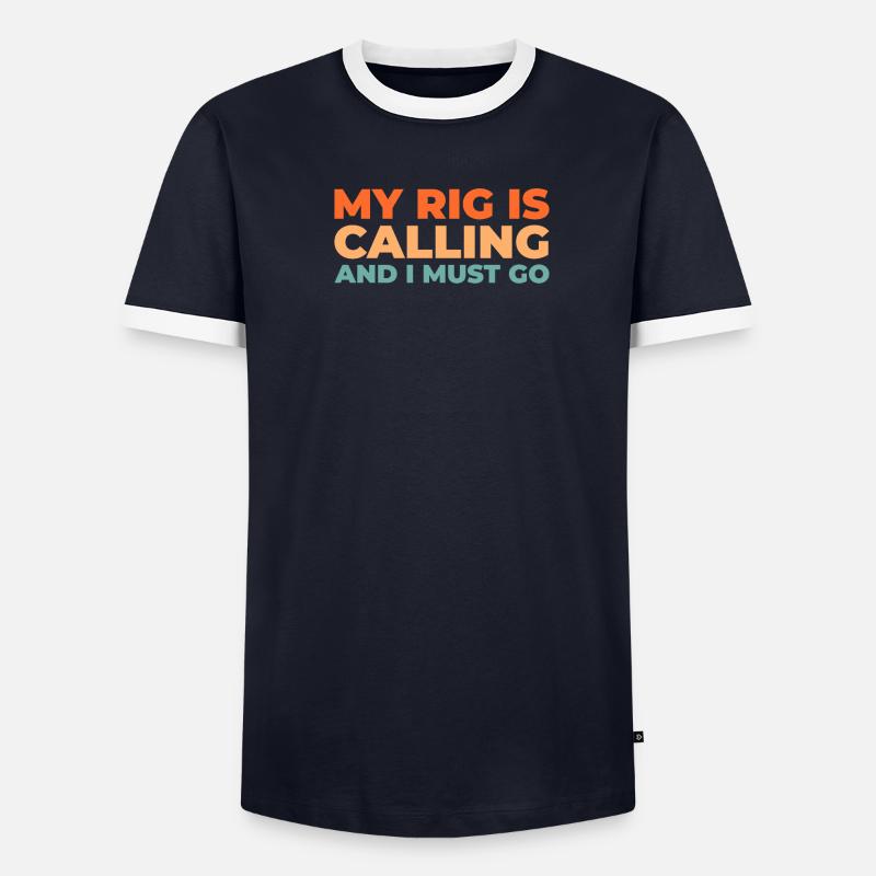 Sim Racing Männer Kontrast-T-Shirt