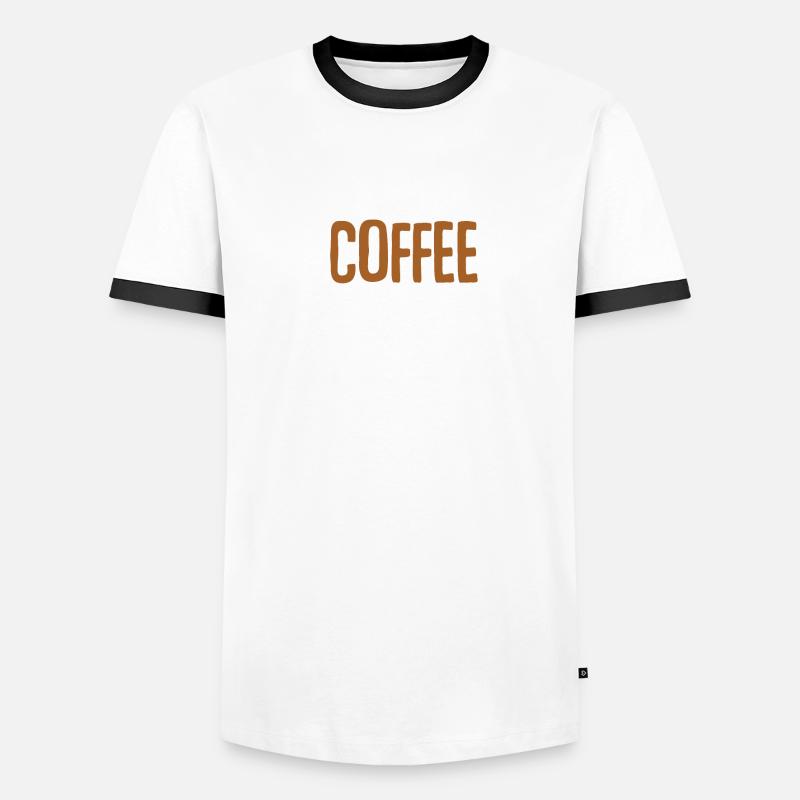 Coffee Solves Everything Männer Kontrast-T-Shirt