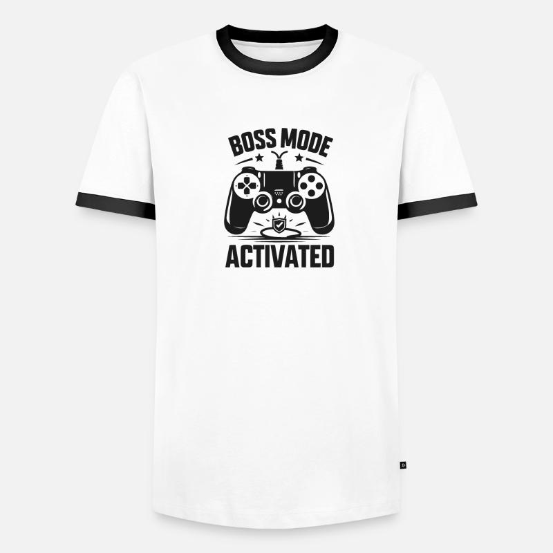 Mode Bos activé T-shirt contrasté Homme