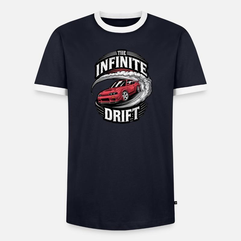infinite drift - course voiture T-shirt contrasté Homme