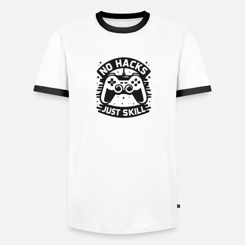 No Hacks Just Skill Men's Ringer Shirt