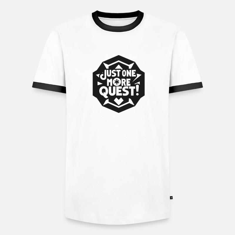 Nur noch eine Quest Männer Kontrast-T-Shirt