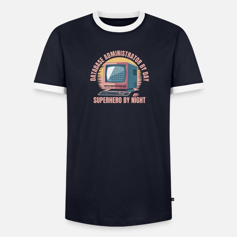 Administrateur de base de données T-shirt contrasté Homme