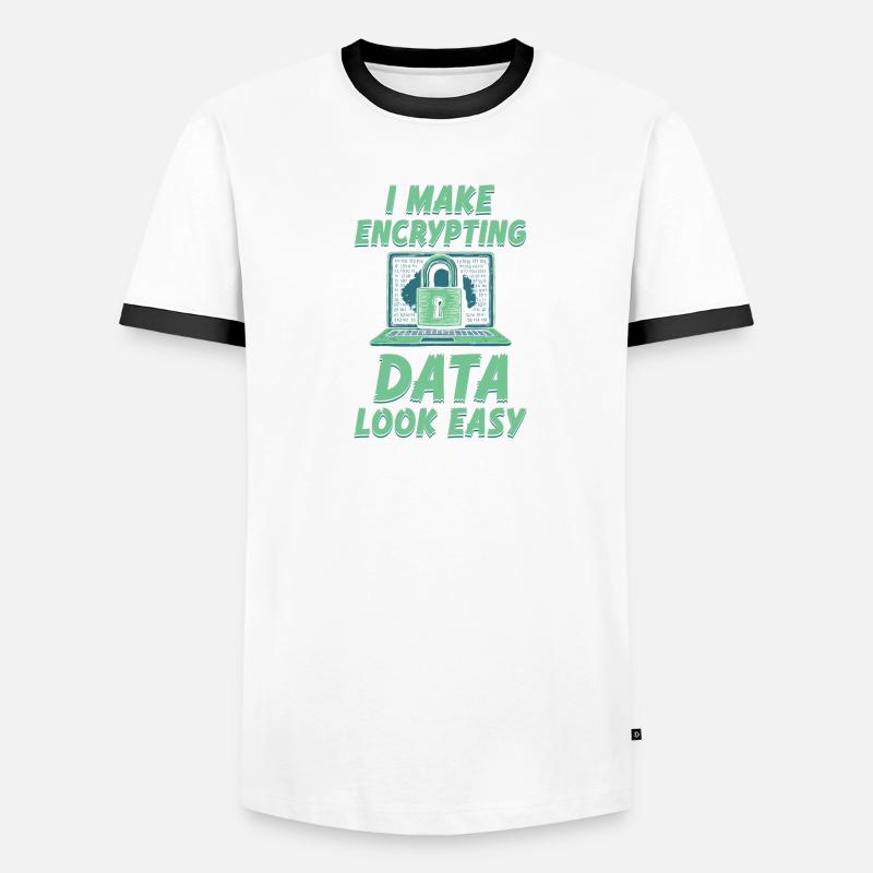 Cryptographer T-shirt contrasté Homme