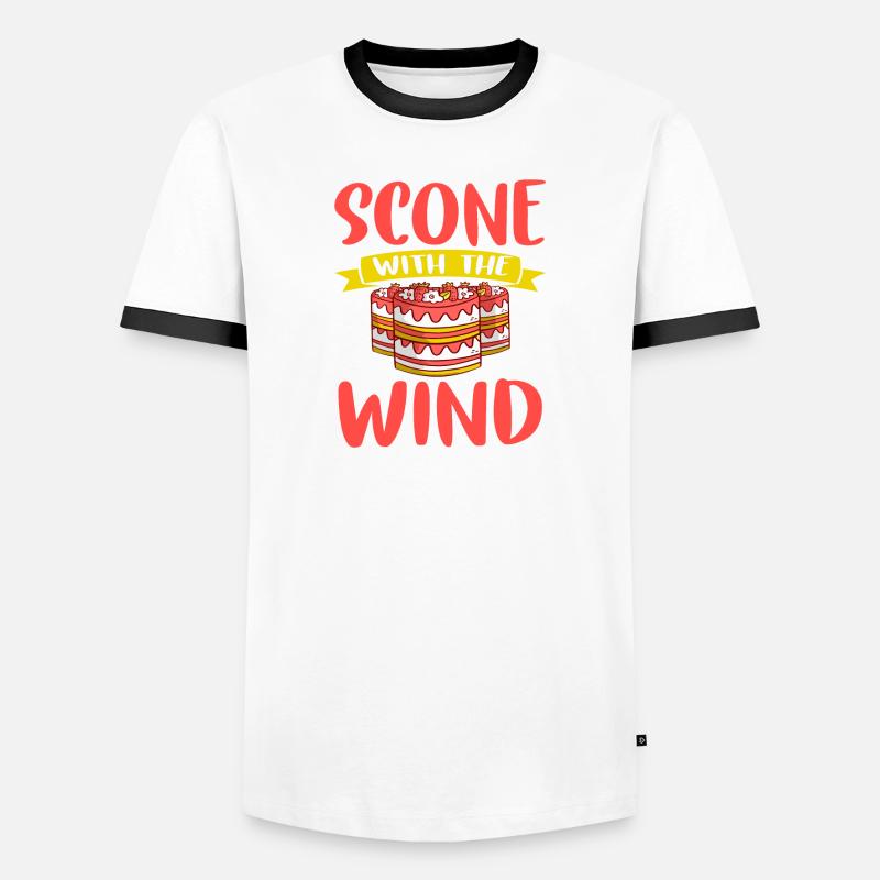 Scone With The Wind Baker Baking Men's Ringer Shirt
