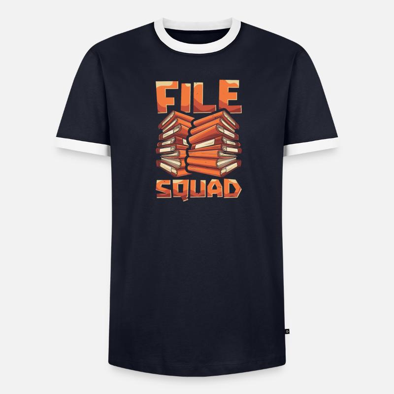 Sachbearbeiter Kader Männer Kontrast-T-Shirt