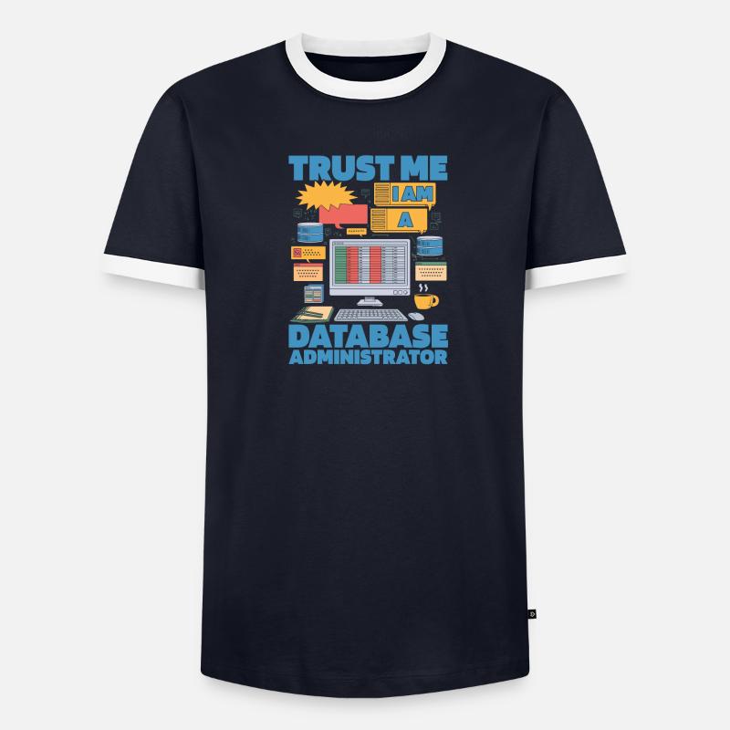 Administrateur de base de données T-shirt contrasté Homme