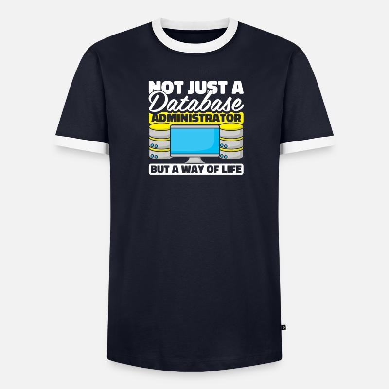 Administrateur de base de données T-shirt contrasté Homme